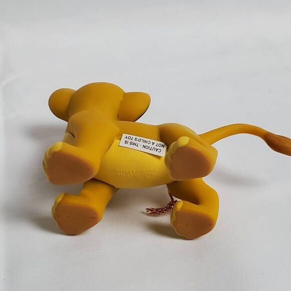 Disney The Lion King Simba Ornament – Vintage 1990s Simba Figure Hanging Decor 3 - Picture 4 of 6